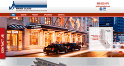 Desktop Screenshot of maineglass.com